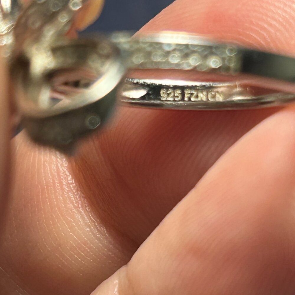 Silver Bow Ring - image 7